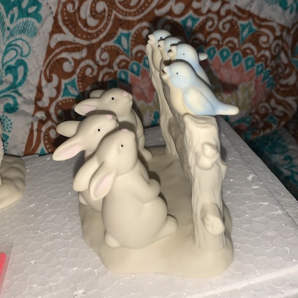 NEW IN BOX SNOWBUNNIES “LET’S ALL SING LIKE THE BIRDIES SING” Snowbabies - Picture 9 of 13